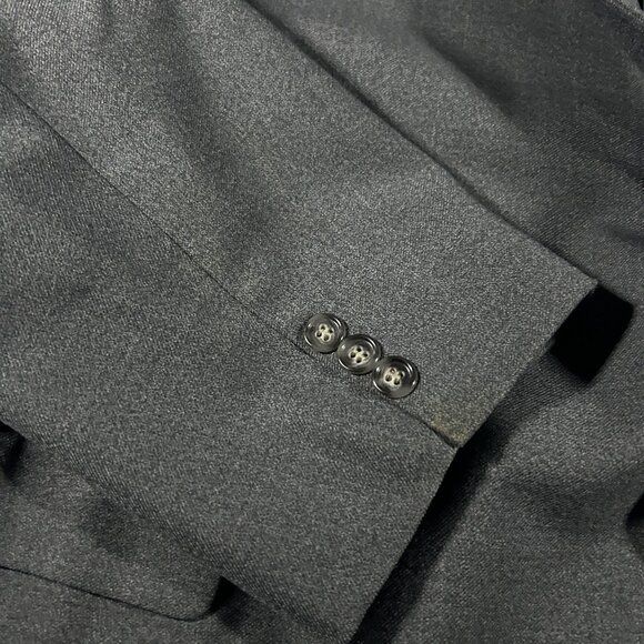Vintage JACK FRASER Wool Jacket Men's 46 Gray Heavy Custom Made 1960 *READ* - Picture 8 of 12